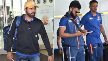Rohit Sharma, Virat Kohli and Other Team India Members Leave for Bangladesh Tour (See Pics)